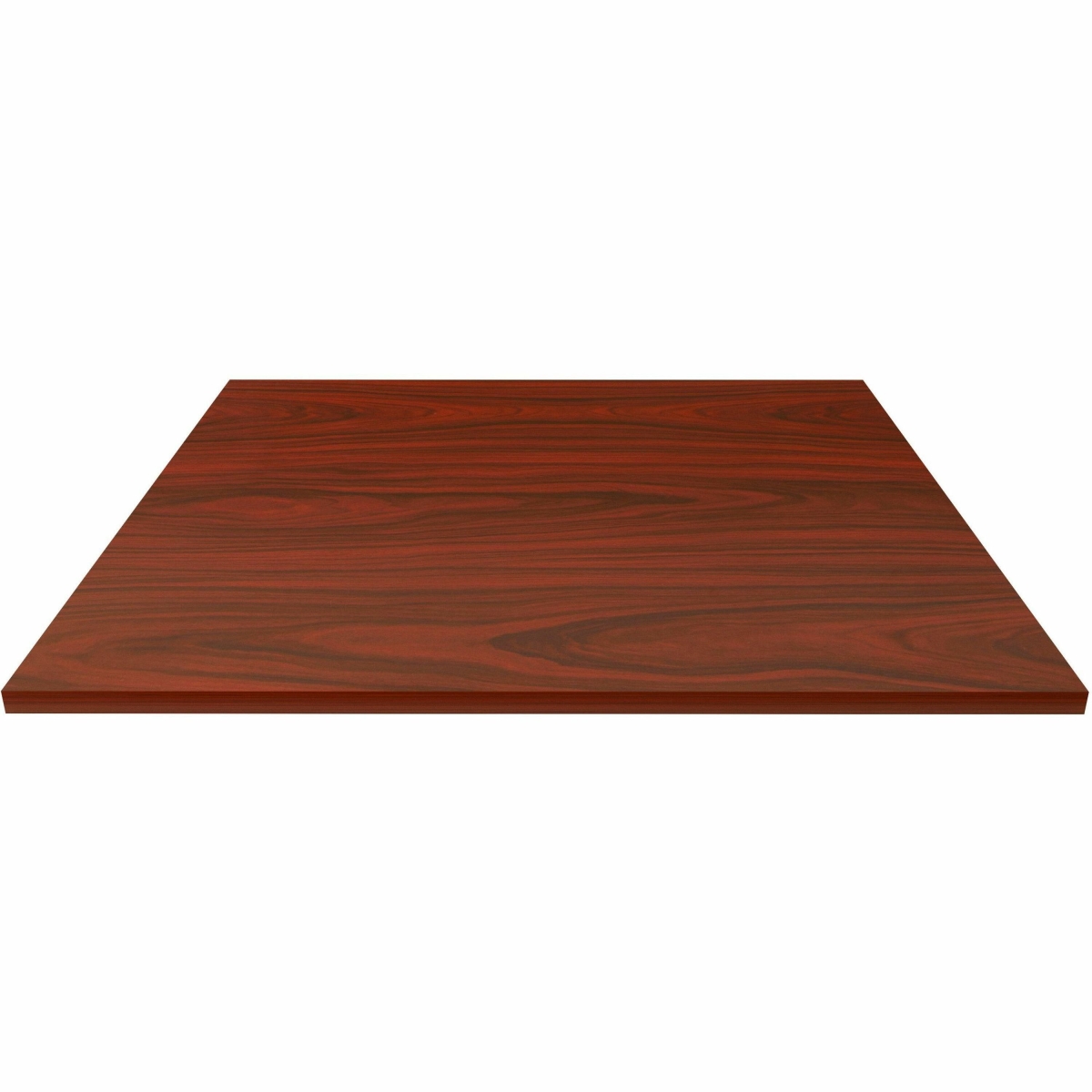 LLR87244 42 in. Square Conference Tabletop - Mahogany
