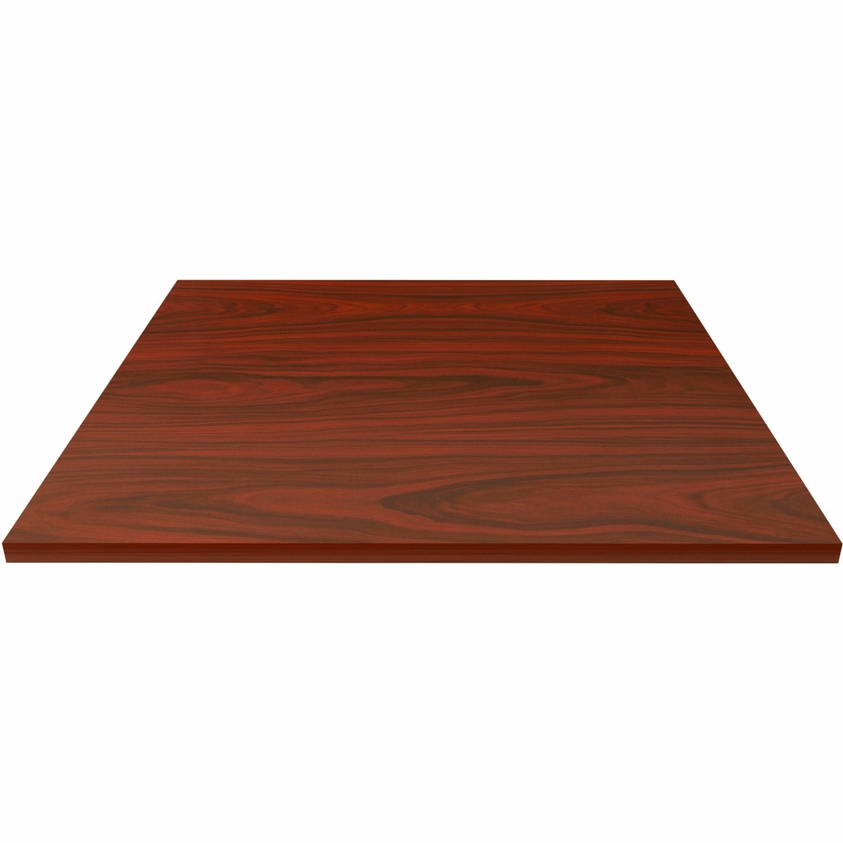 LLR87243 36 in. Square Conference Tabletop - Mahogany