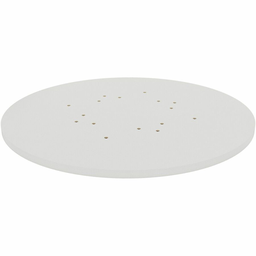 LLR99875 36 in. Dia. Hospitality, Conference Band Edge Tabletop - White - Round
