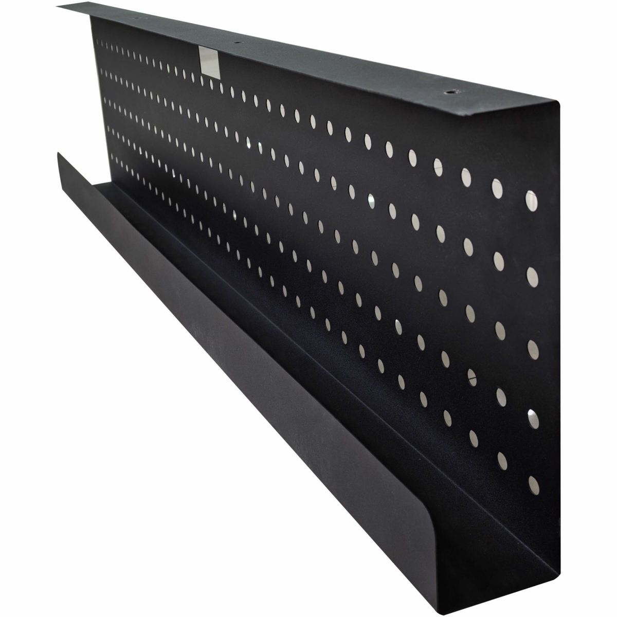 Steel Modesty Panel for 48in. Training Table - Black - 10in. Height - Durable Design