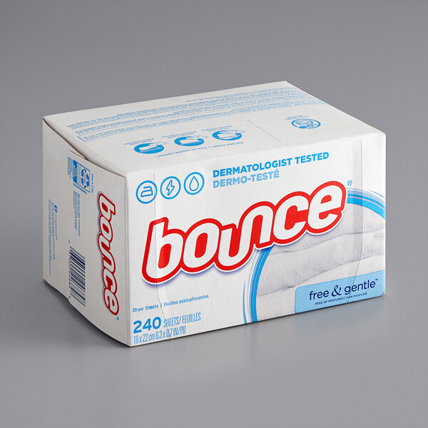 PGC55312CT Free & Gentle Fabric Softener Dryer Sheets - 240 Per Sheet - Case of 4
