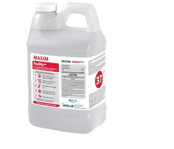 MLB04620065T No. 37 Facility Plus Disinfectant Cleaner - Case of 4