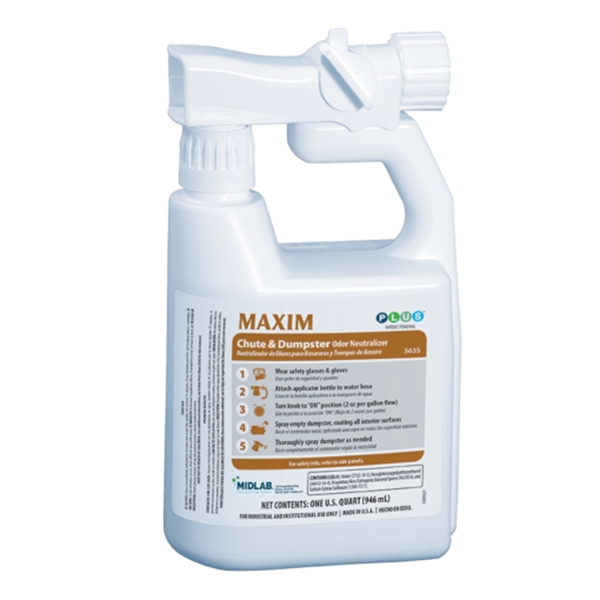 MLB56350008 Chute & Dumpster Odor Neutralizer, Green - Pack of 4