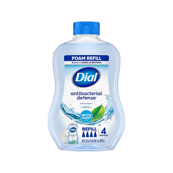 DIA35087CT 30 fl oz hygienic Defense Foaming Hand Soap Refill - Spring Water - Pack of 12