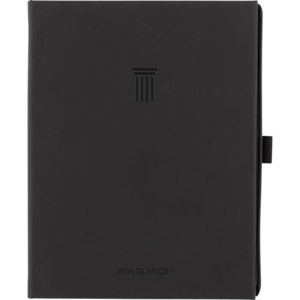 AAGFD20005 8.5 x 6.75 in. Foundation Undated Weekly, Monthly Planner - Black Cover