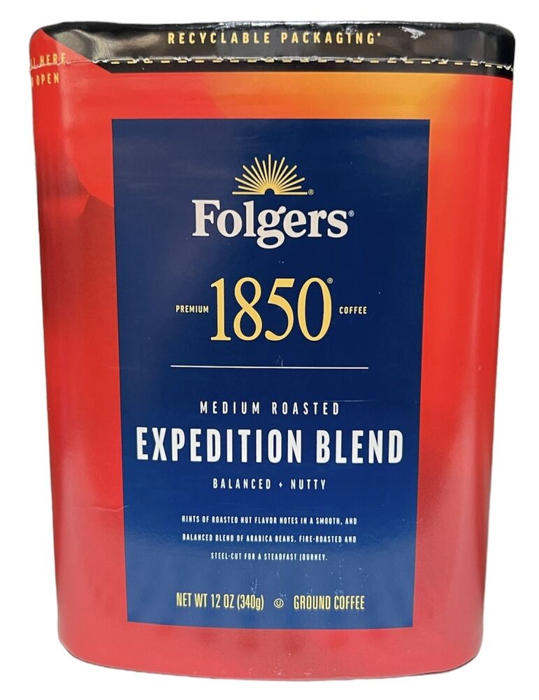 Picture of Folgers FOL93312 12 oz Expedition Blend Medium Roasted Ground Coffee