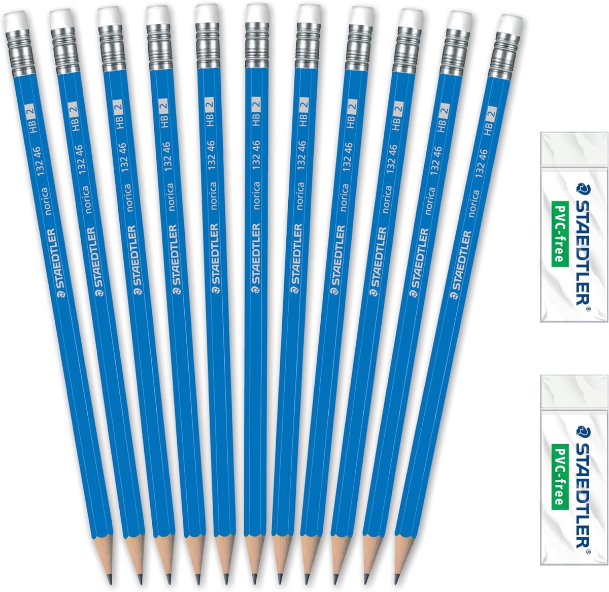 Staedtler STD13246C500 Norica Pencils & Erasers Class - Pack of 500