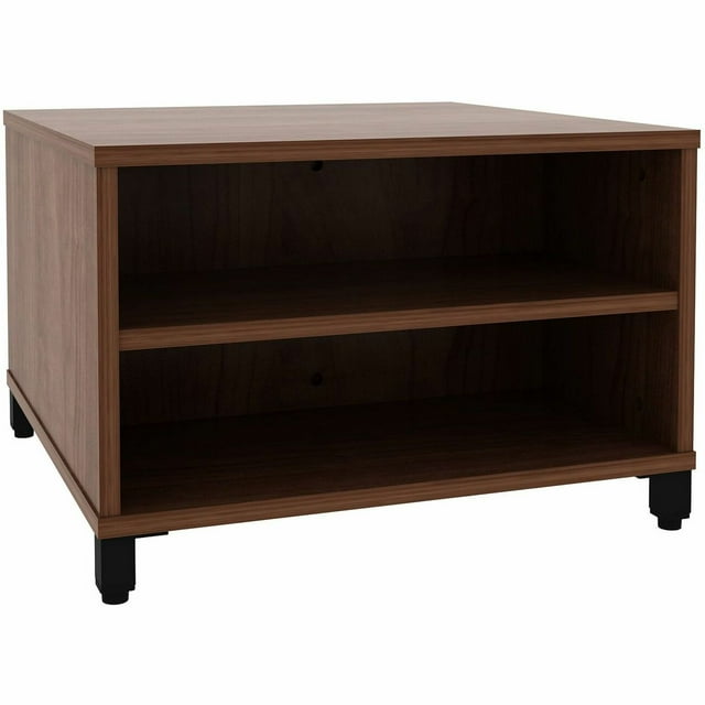 LLR69202 24 in. Modular Storage Reception Table, Walnut