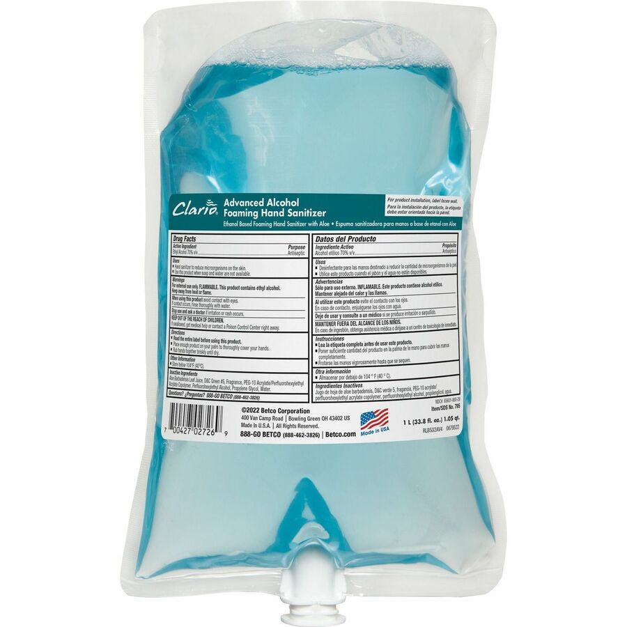 33.8 fl oz Hand Sanitizer Foam Refill - Citrus Scent