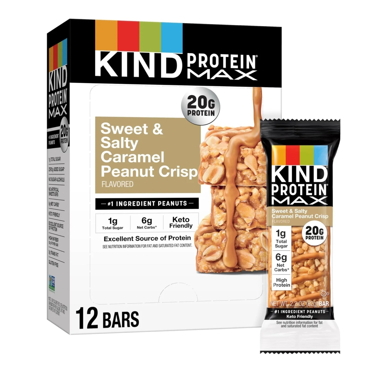Picture of Kind KND43475 Protein Sweet & Salty Case Bar - Pack of 12