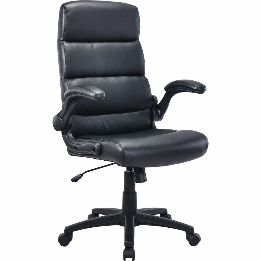 LLR41853 Hi Back Leather & Fliparm Chair