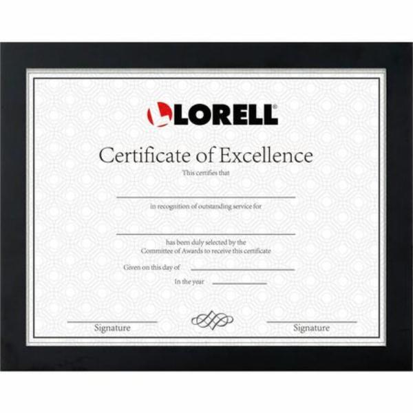 LLR49418 8.5 x 11 in. Certificate Frame, Black