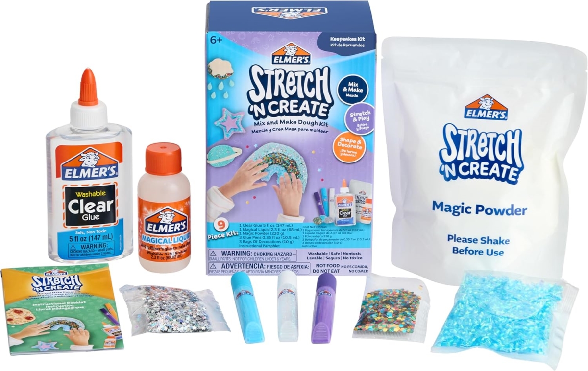 EPI2204746 3.62 x 4.81 x 7.25 in. Stretch N Create Dough Kit - 3 Ways to Play Keepsakes Kit