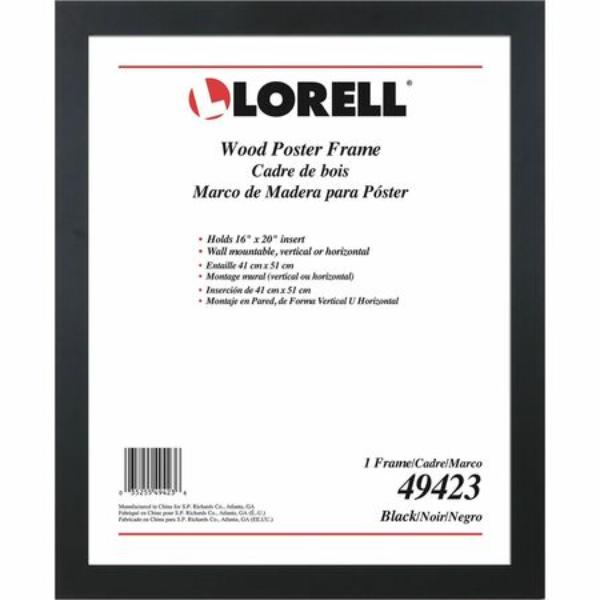 LLR49423 16 x 20 in. Wide Wood Frame, Black