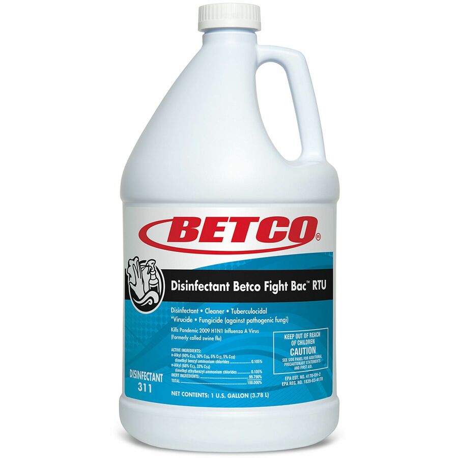 Picture of Betco BET3110400CT 128 fl oz Fight-Bac RTU Disinfectant Cleaner - Pack of 4