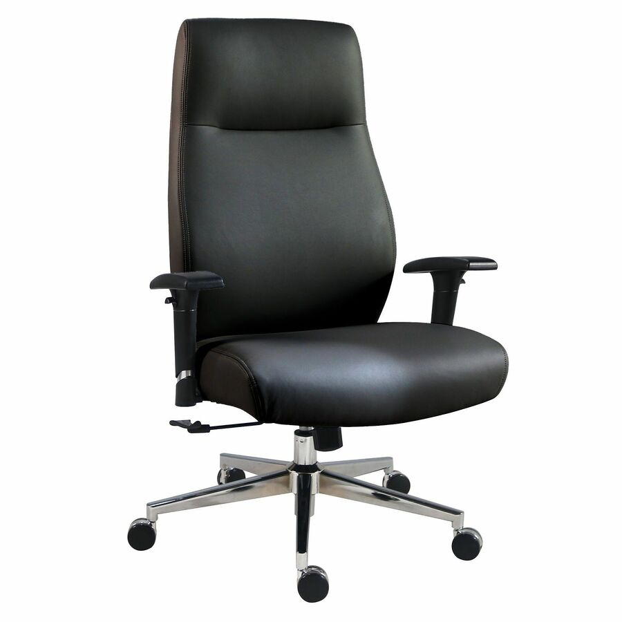 LLR63300 Fuerte Executive High-Back Chair with Adjustable Arms - Black