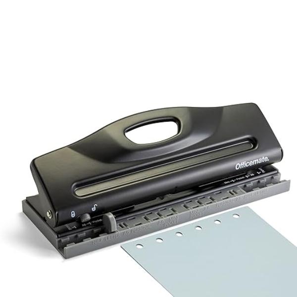 OIC90160 Hole Diary Punch, Black