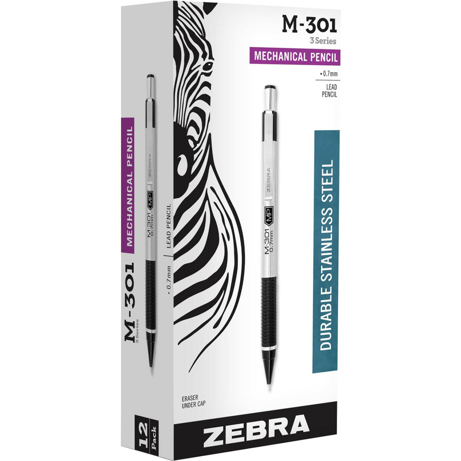 Zebra Pen ZEB54310 0.7 mm Mechanical Pencil, Black