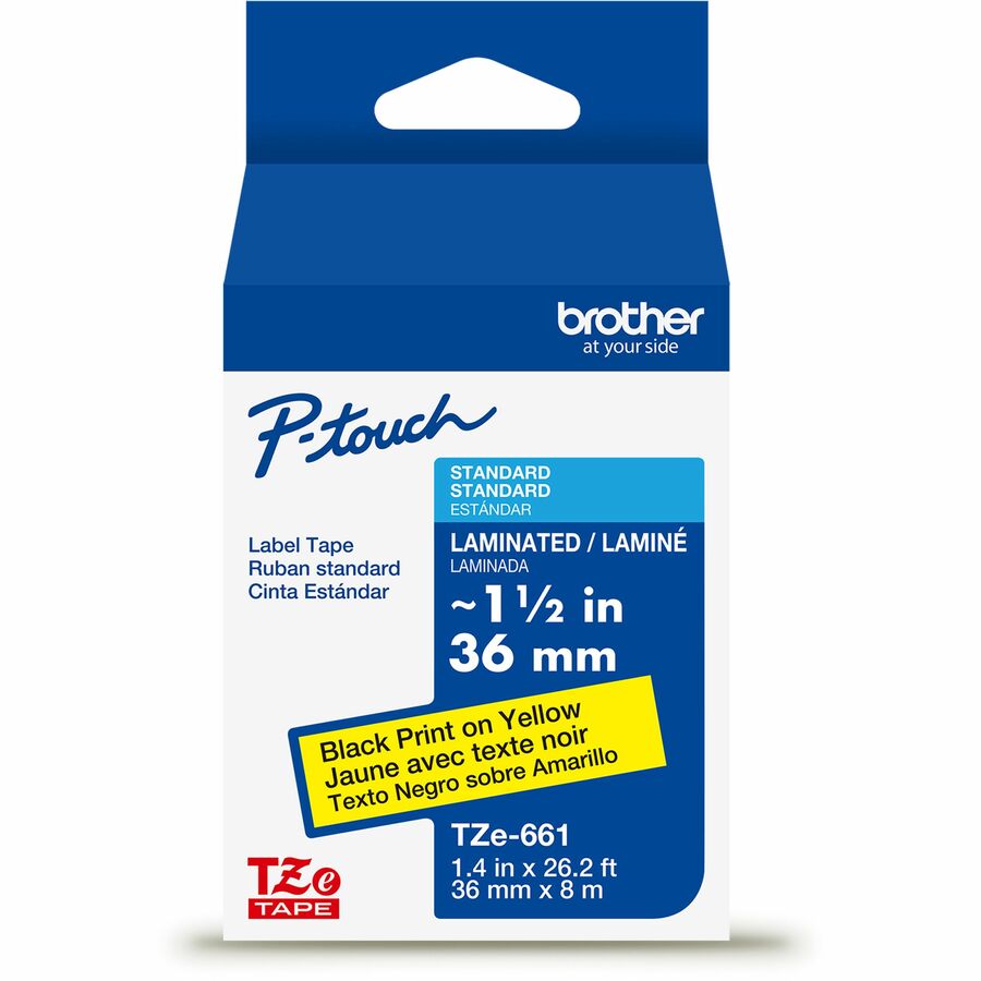 BRTTZES661G 1.5 in. Industrial Tape, Black & Yellow