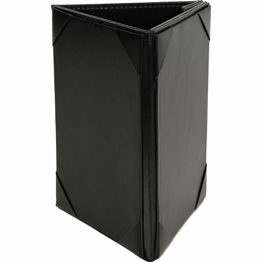 DEF4441 4 x 6 in. 3 Sided Table Tent, Black
