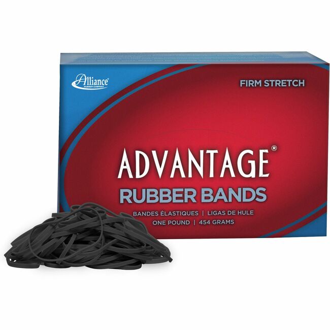 ALL57325 3 x 0.1 in. Elastic Strong Rubber Band - Classic Black - Size 32
