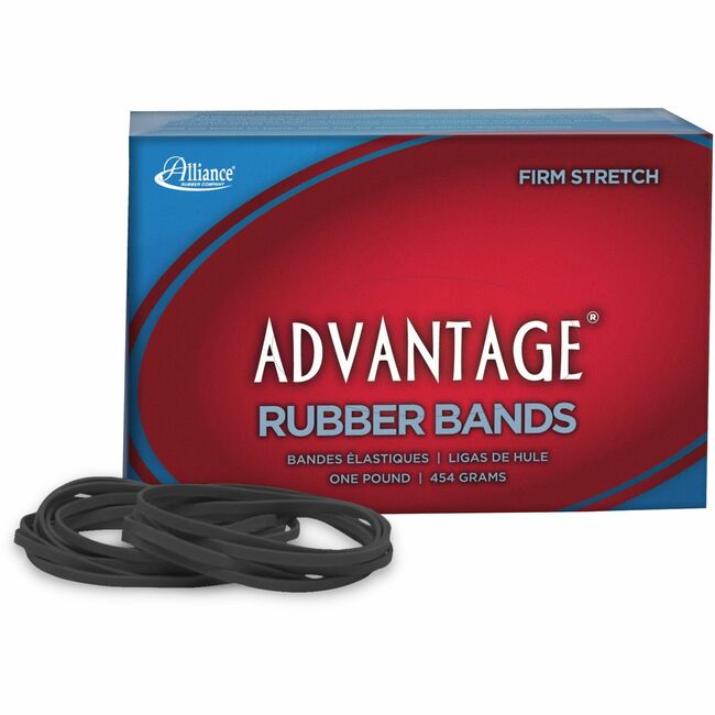 ALL57335 3.5 x 0.1 in. Elastic Strong Rubber Band - Classic Black - Size 33