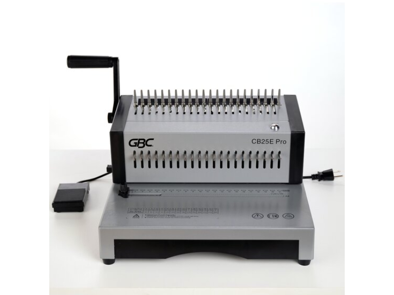 200002 CB25E PRO Comb Bind Heavy Duty Electric Punch & Bind Machine