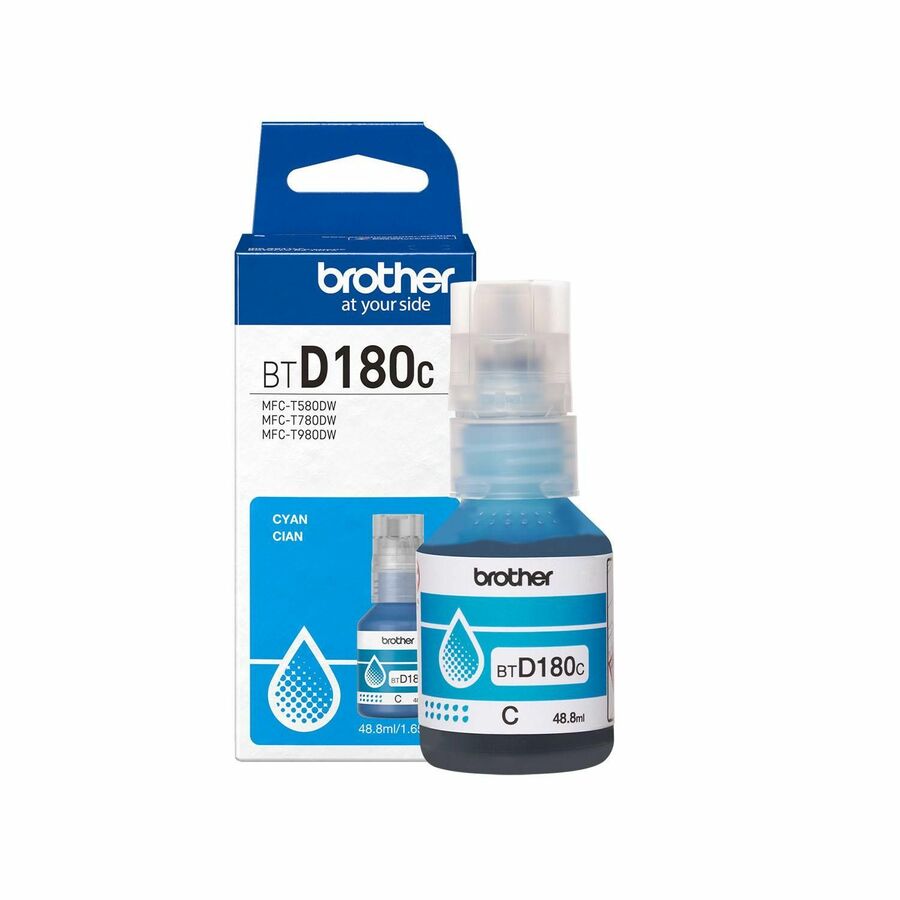 BRTBTD180CS Bottle of Hybrid Cyan Ink