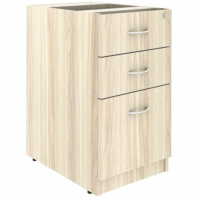 LLR66331 Pedestal File Cabinet, Modern Elm