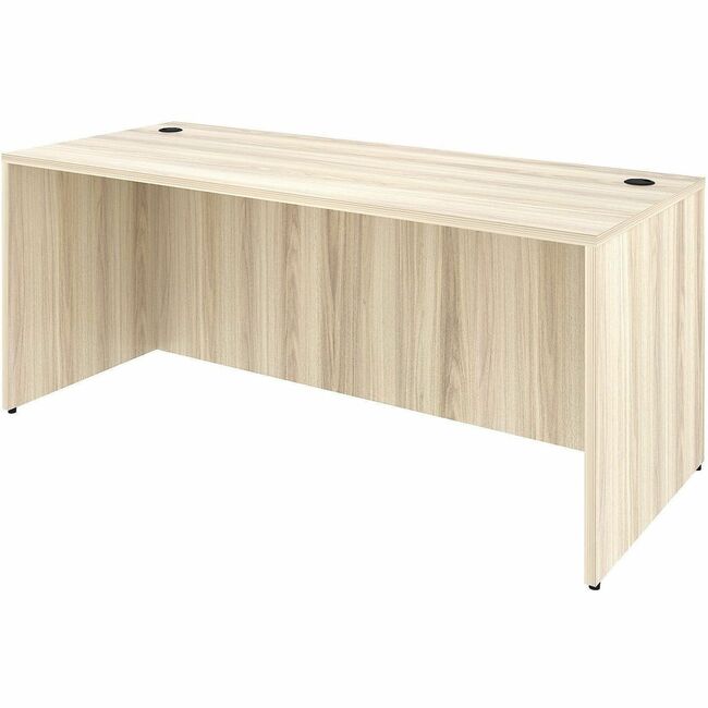 LLR66302 72 x 32 in. Desk Shell, Modern Elm