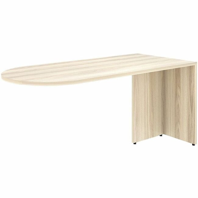 LLR66314 66 x 30 in. Essential Series Laminate Peninsula Desk - Modern Elm