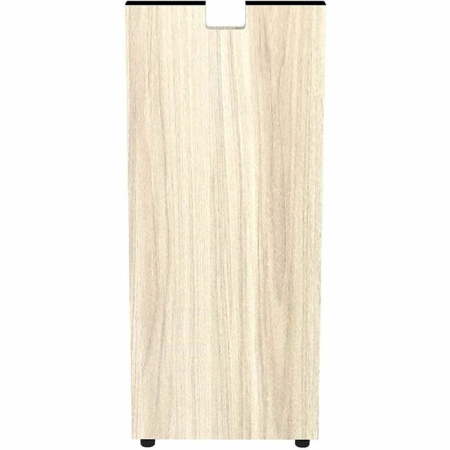 LLR66315 12 in. Essential Series Credenza Half Leg Laminate Desk - Modern Elm