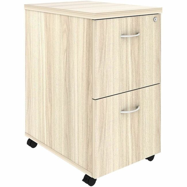 LLR66329 Essential Series Mobility Laminate Desking Pedestal, Modern Elm