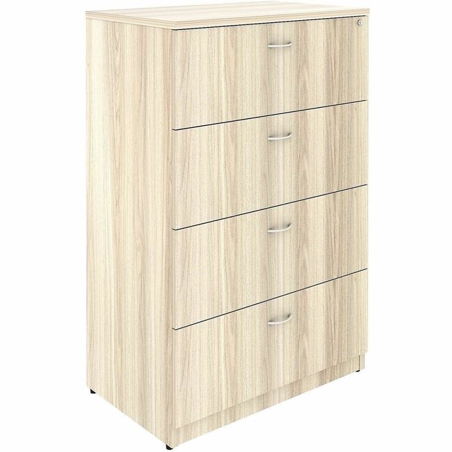 LLR66336 4 x Drawer Lateral Lockable File Cabinet - Modern Elm