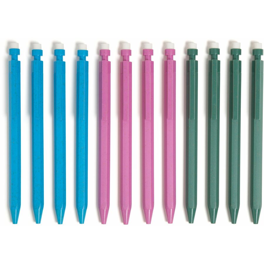 UBR6591U0124 Mechanical Pencils, Assorted Colors, Pack of 12
