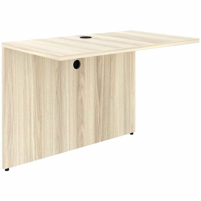 LLR66324 42 x 24 in. Essential Series Bridge Laminate Desk - Modern Elm