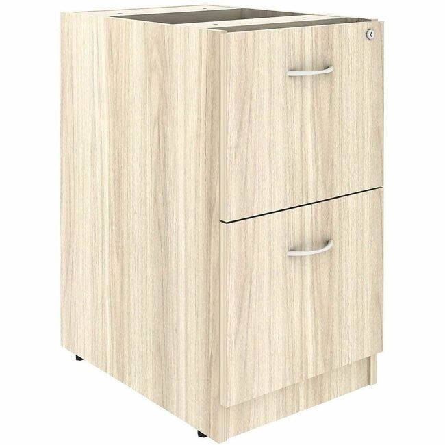 LLR66332 Pedestal File Cabinet for File, Modern Elm