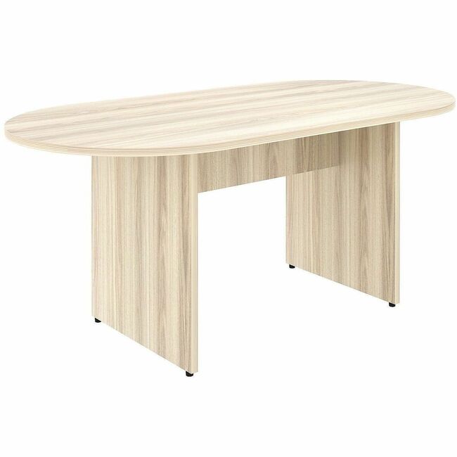 LLR66370 72 x 36 in. Essentials Oval Laminate Conference Tables, Modern Elm