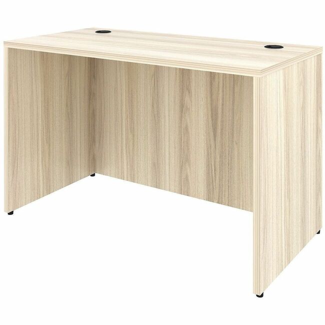 LLR66306 48 x 24 in. Essential Series Laminate Desking & Accessory Shell - Modern Elm