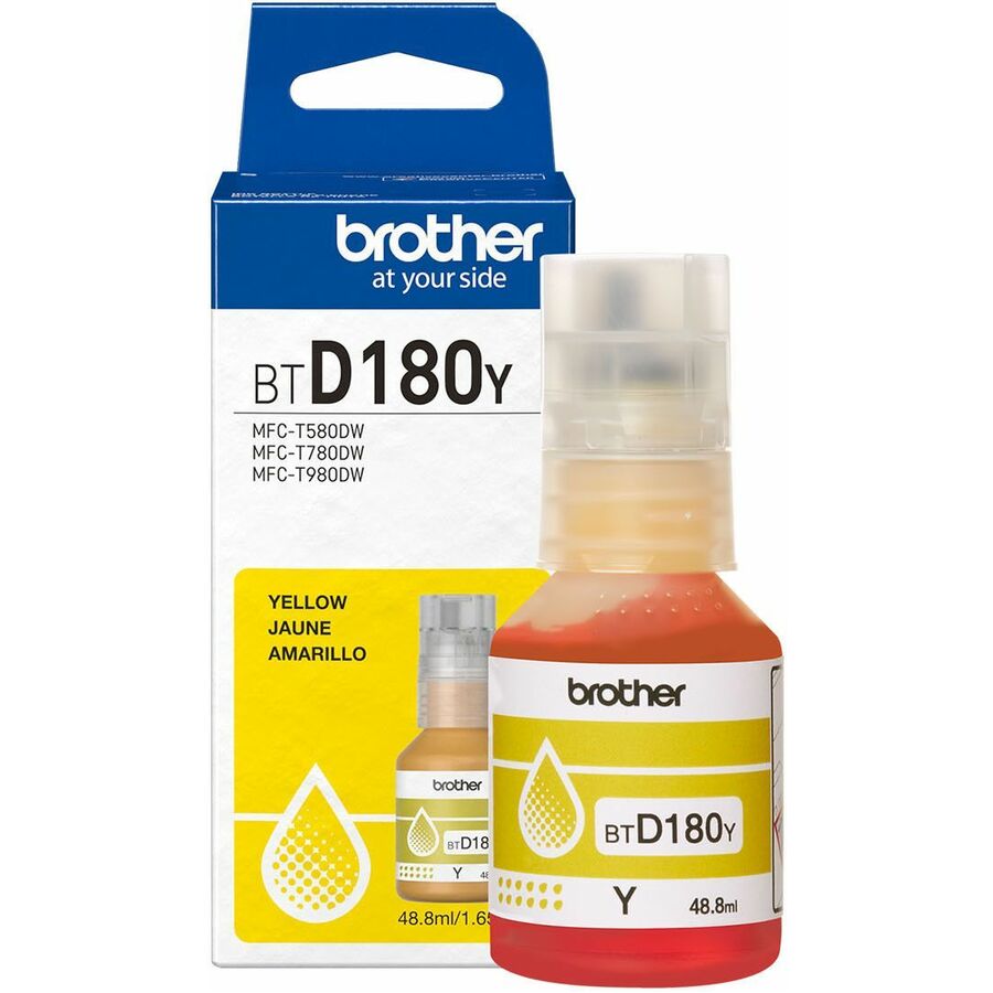 BRTBTD180YS Bottle of Yellow Ink High Yield