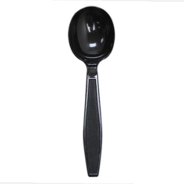 Picture of Lollicup KRTU2022B Extra Heavy-Weight Soup Spoon - Pack of 10