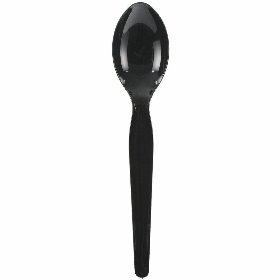 GJO30425 Polystyrene Cutlery Spoon - Black