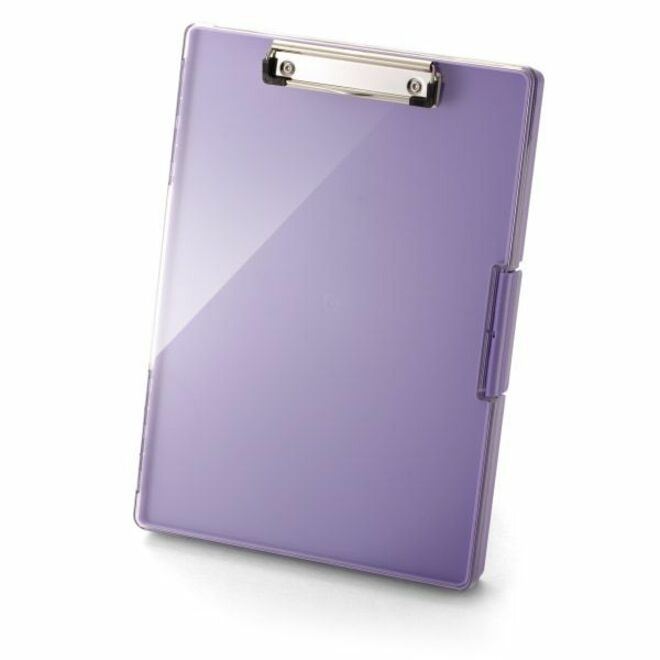 OIC83396 Clear Storage Clipboard, Purple