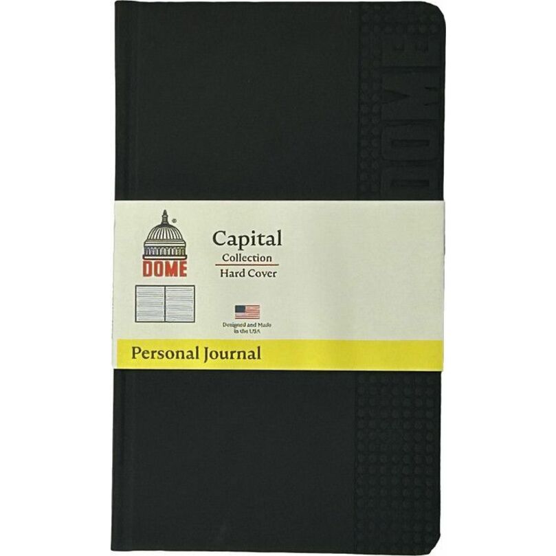 DOM30008 5 x 8 in. Soft Personal  Journal, Black