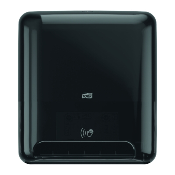 TRK5511284 Automatic Hard Wound Plastic Roll Towel Dispenser - Black