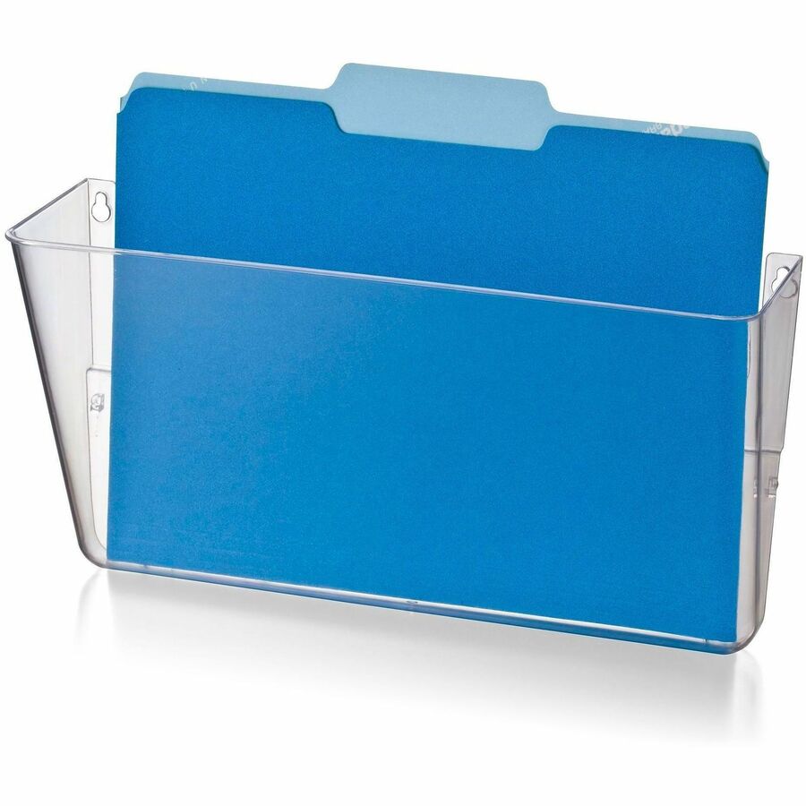BSN53692 Letter-Size Add-On Wall File Organizer, Clear