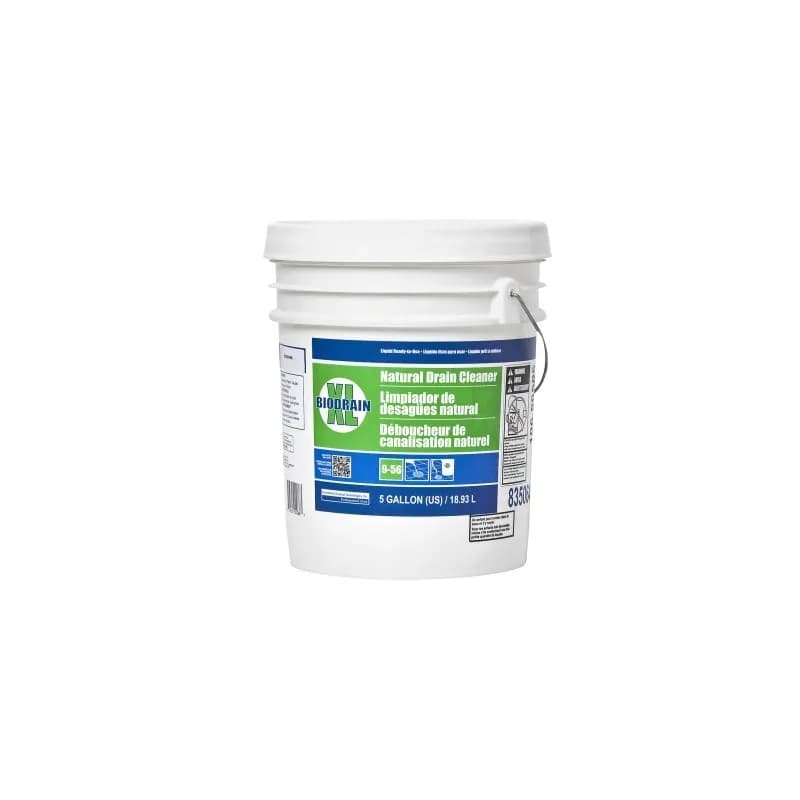 PGC00086 5 gal DCT Bio Drain Extra Large Natural Drain Cleaner - RLQ9, Green