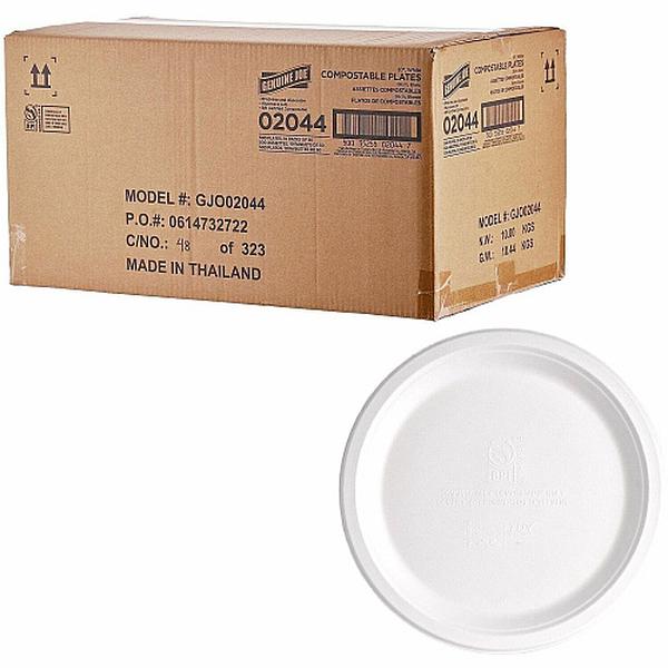 GJO02044 Compostable Plate - 10 in.