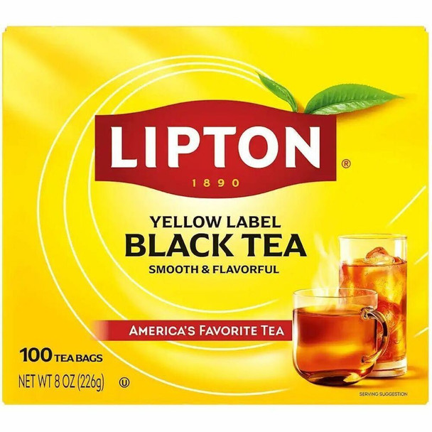 LIP00504 8 oz Classic Black Tea Bags - Pack of 100