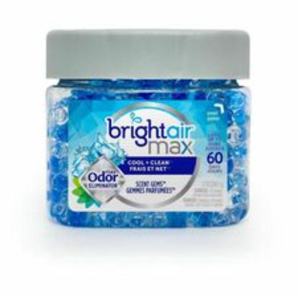 BRI901339 14 oz Max Odor Eliminator Scent Gems - Gel - Cool & Clean - Odor Neutralizer - Phthalate-Free - Paraben-Free - Formaldehyde-Free